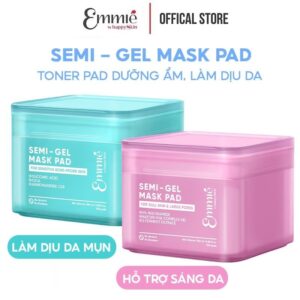 Toner Pad Emmié By Happyskin Dưỡng Ẩm, Làm Dịu Da, Hỗ Trợ Làm Sáng Da Semi-Gel Mask Pad